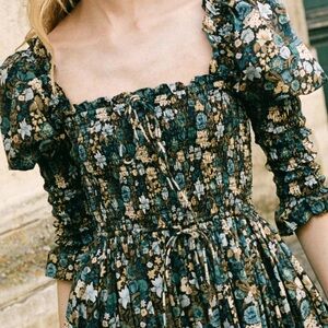 Doen Bijou Dress in Bleu Arbor Floral